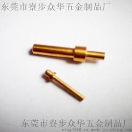 圓pin針,實(shí)心針,鍍銅,鍍金 ,東莞市寮步衆(zhòng)華五金制品廠